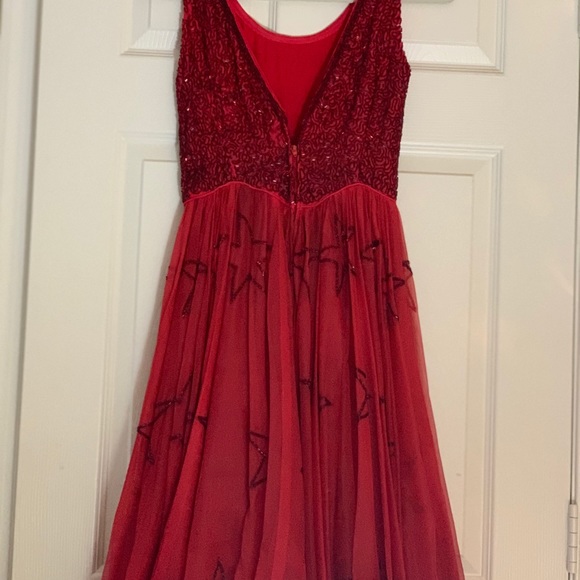 50’s Vintage beaded dress - Picture 3 of 4